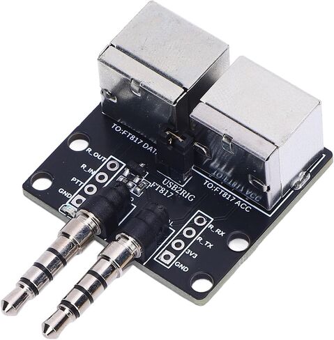 Integrated USB Sound Card Serial Port Radio Interface Digital Modes Versatile Interface for FT8 Users, JS8Call Sound Codec Compatible with Various Digital Modes 1 Set in Kuwait