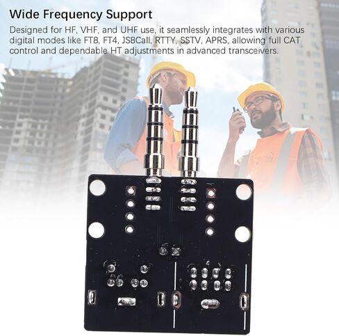Integrated USB Sound Card Serial Port Radio Interface Digital Modes Versatile Interface for FT8 Users, JS8Call Sound Codec Compatible with Various Digital Modes 1 Set in Kuwait