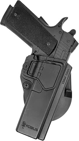 Fobus Paddle/Belt Passive and Active Level II Holster for Most 1911s and 2011s with Rails, Such as: Springfield 1911DS Prodegy, | Kimber 2K11 PRO – Eclipse | SIG 1911 WTP. in Kuwait