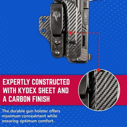 Desantis Lifeguard- Fits Glock 17, 17 Gen 5, 19 & More- Ambidextrous, Black in Kuwait