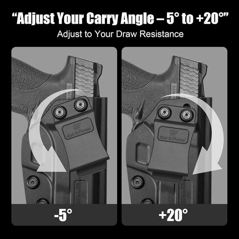 IWB Holster Compatible with Glock 19 19X 23 32 45(Gen3 4 5 Only), Inside Waistband Concealed Carry Holster Fit G19 G19X G23 G32 G45(Gen3 4 5), Adjustable Cant & Retention/Fit 1.5 Inch Belt. in Kuwait