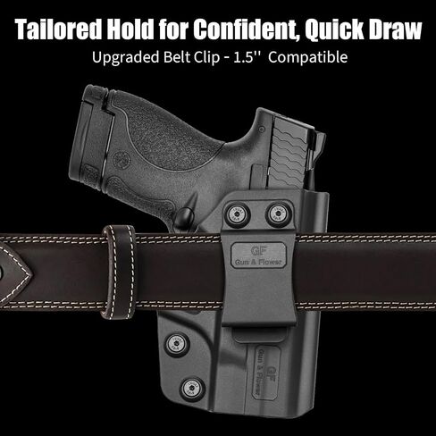 IWB Holster Compatible with Glock 19 19X 23 32 45(Gen3 4 5 Only), Inside Waistband Concealed Carry Holster Fit G19 G19X G23 G32 G45(Gen3 4 5), Adjustable Cant & Retention/Fit 1.5 Inch Belt. in Kuwait