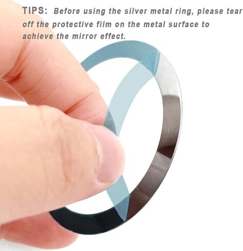 10 Pieces Wireless Charger Universal Metal Rings with Sticker, 2 Colors Ultra Thin Metal Rings Compatible with Magnetic MagSafe Wireless Charger Car Charger on Most Smartphone, No Magnet in Kuwait