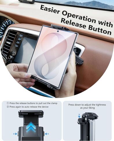 Car Mount for Samsung Galaxy Z Fold 8 Ultra 7 6 5 4 3 2 Phone Holder in Kuwait