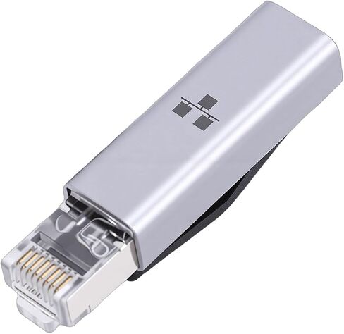 USB C to Ethernet Adapter, 1000Mbps RJ45 Male to USB C Female Adapter for Laptop Tablet Smartphone, Plug Broad Compatibility in Kuwait