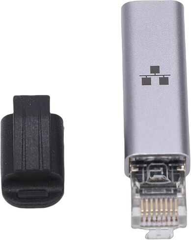 USB C to Ethernet Adapter, 1000Mbps RJ45 Male to USB C Female Adapter for Laptop Tablet Smartphone, Plug Broad Compatibility in Kuwait