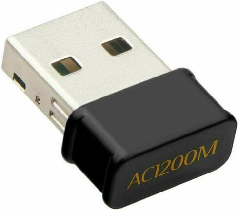 USB WiFi Adapter, Black, AC1200 Dual Band 2.4G/5.8G, 1200Mbps Wireless Network Adapter for PC in Kuwait