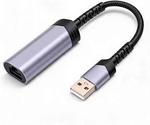 Dpofirs USB to Ethernet Adapter, RJ45 to USB A LAN Network Adapter for Laptop Desktop (100Mbps) in Kuwait