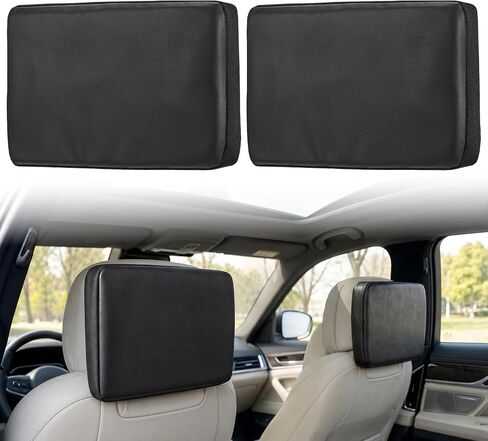2-Pack Car TV Screen Cover Compatible for 2021-2026 Escalade, 12.6" Soft Neoprene Rear Entertainment Screen Protector Fit for GMC Yukon Suburban Cadillac, Anti-Kick & Pet Scratch Guard in Kuwait