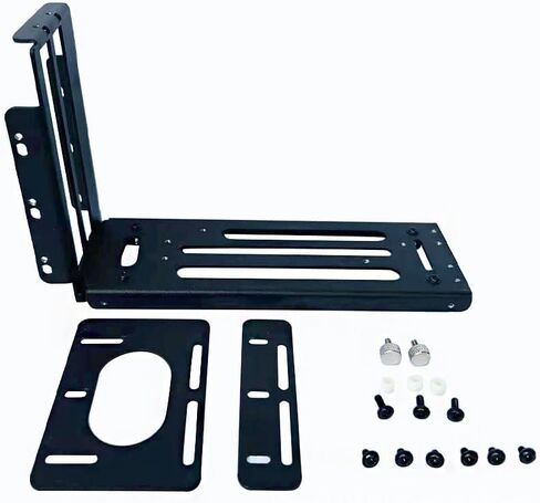 Vertical GPU Mount Bracket, 3 Slots Graphics Card Holder with Hardware, eGPU Dock, External GPU Docking Station , Black in Kuwait