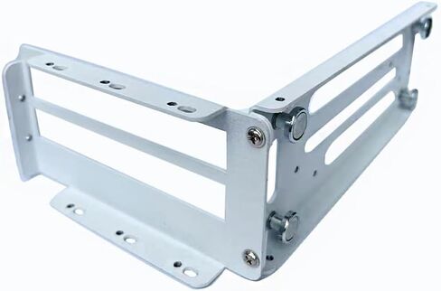 Vertical GPU Mount Bracket, 3 Slots Graphics Card Holder with Hardware, eGPU Dock, External GPU Docking Station , Black in Kuwait