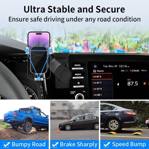 Car Phone Holder for Kia Sorento 2021-2023 and Kia Sorento Hybrid 2021 2022 2023 2024 Auto Interior Accessories Best Cell Phones Mount Cellphone Mobile Cradle Charging Navigation Screen Stand in Kuwait
