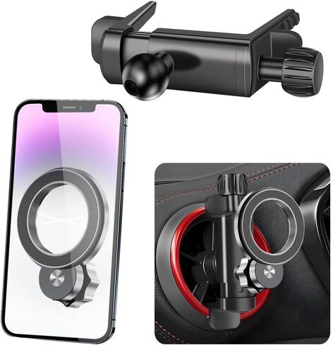 Car Magnetic Phone Mount for Chevrolet Blazer 2019-2025，Camaro 2010-2015，Chevy HHR 2006-2011 Interior Circular Air Vent Accessories Cell Cellphone Holder Screen Charging Magnet Stand Mobile Cradle in Kuwait