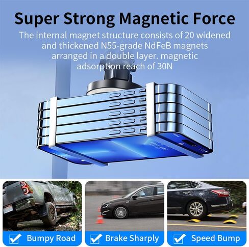 Car Magnetic Phone Mount for Chevrolet Blazer 2019-2025，Camaro 2010-2015，Chevy HHR 2006-2011 Interior Circular Air Vent Accessories Cell Cellphone Holder Screen Charging Magnet Stand Mobile Cradle in Kuwait
