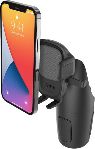 iOttie Easy One Touch 5 Cup Holder Mount - Universal Car Mount Phone Holder for iPhone, Google, Samsung, Moto, Huawei, Nokia, LG, and all other Smartphones in Kuwait
