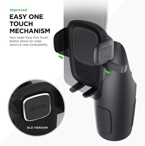 iOttie Easy One Touch 5 Cup Holder Mount - Universal Car Mount Phone Holder for iPhone, Google, Samsung, Moto, Huawei, Nokia, LG, and all other Smartphones in Kuwait