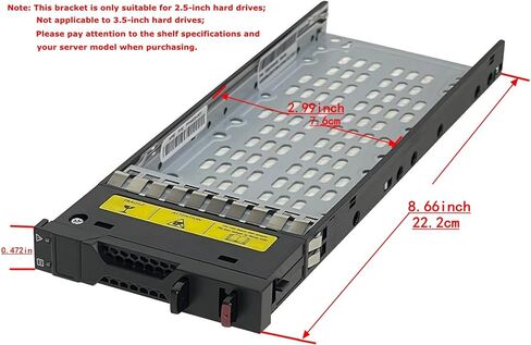 2-pcs 2.5" P14405-001 HDD Tray Caddy Compatible for HP M2 Adapter Bracket in Kuwait