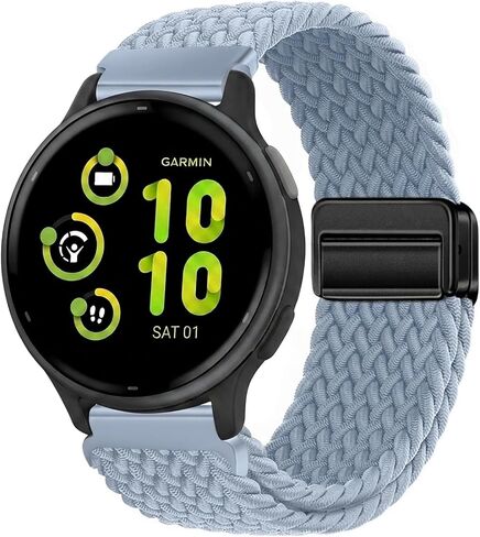 Compatible with Garmin Vivoactive 5 Watch Bands, Forerunner 55/165 Band in Kuwait
