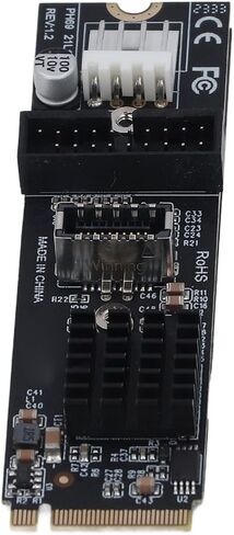 Pissente Type E USB 3.1 Front Panel Socket Adapter, 5Gbps M.2 M Key in Kuwait