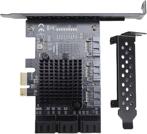 Pissente PCIE 1X to 9 Port Expansion Card, 6Gbps in Kuwait