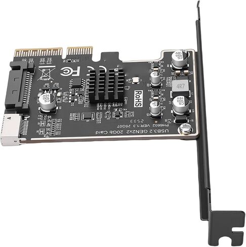 Pissente Pcie to USB 3.2 Expansion Card, Type E Front Type C 20Gbps in Kuwait