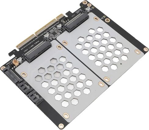 Pissente PCIe 4.0 to Dual U.2 SSD Adapter Card, SFF8639 in Kuwait