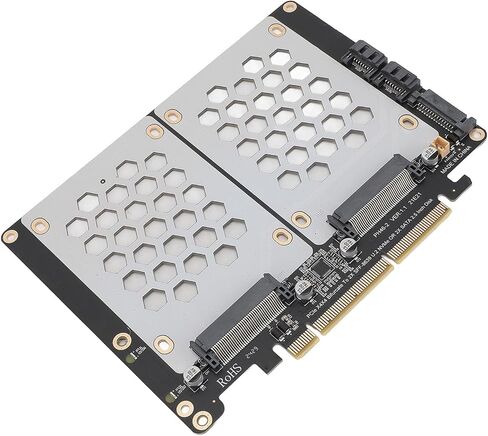 Pissente PCIe 4.0 to Dual U.2 SSD Adapter Card, SFF8639 in Kuwait