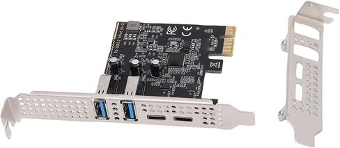 4 Port USB C PCIe Expansion Card, 2X USB C 2X A 5Gbps 3.2 Gen 1 in Kuwait