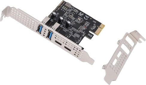 4 Port USB C PCIe Expansion Card, 2X USB C 2X A 5Gbps 3.2 Gen 1 in Kuwait