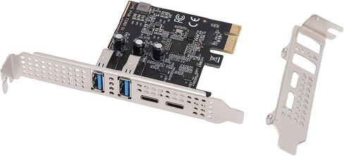 4 Port USB C PCIe Expansion Card, 2X USB C 2X A 5Gbps 3.2 Gen 1 in Kuwait