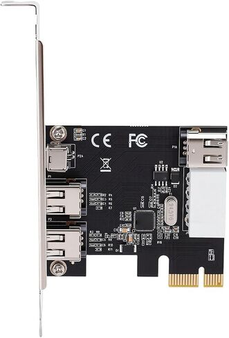 Pissente PCIE Firewire Card, 4 Ports 1394A 400Mbps in Kuwait