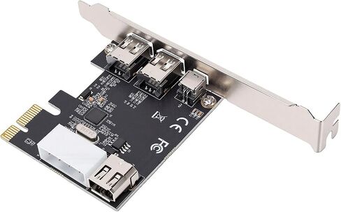 Pissente PCIE Firewire Card, 4 Ports 1394A 400Mbps in Kuwait