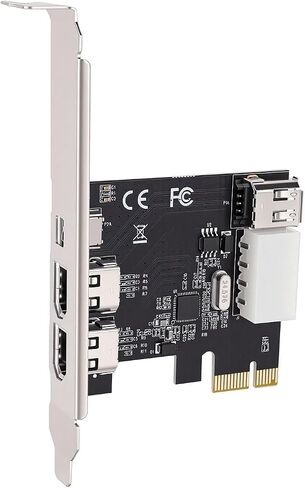 Pissente PCIE Firewire Card, 4 Ports 1394A 400Mbps in Kuwait