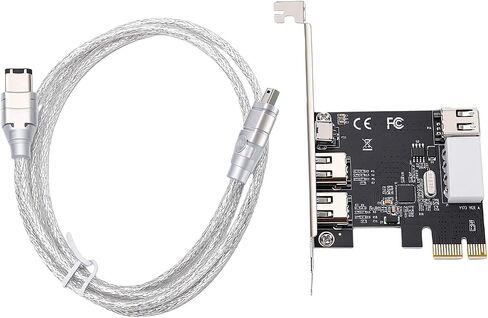 Pissente PCIE Firewire Card, 4 Ports 1394A 400Mbps in Kuwait