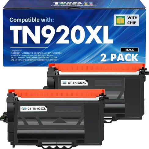 TN920XL Toner for Brother Printer TN920 TN 920XL 920 HL-L6210DW MFC-L5915DW in Kuwait