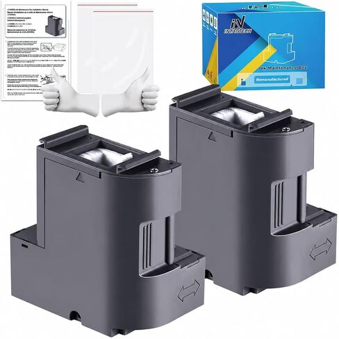 Maintenance Box 2 Pack for ET-15000 ET-3850 ET-3760 ET-4850 ET-3750 ET-4750 in Kuwait