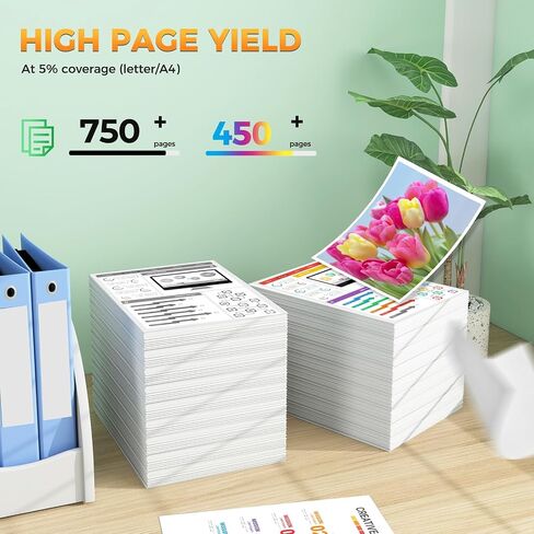 64XL Ink Cartridge Combo Pack Replacement for HP 64XL 64 XL High Yield in Kuwait
