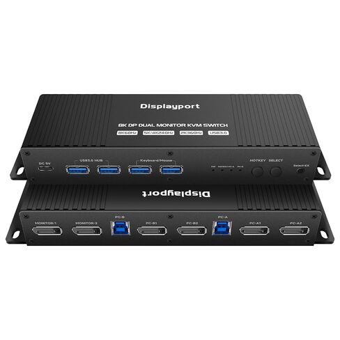 HDMI Switch 4K 120Hz 2 in 1 Out 2 Por in Kuwait