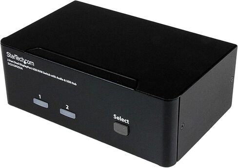 StarTech.com Dual Monitor DisplayPort KVM Switch with 6ft 4-in-1 USB DisplayPort KVM Switch Cable in Kuwait