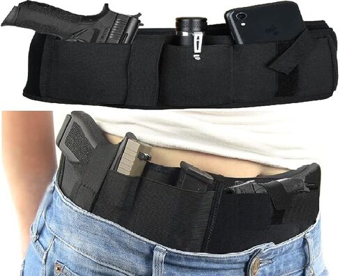 Galaxylense Belly Band Gun Holster for Concealed Carry,Double Left/Right Hand Pistol Holster for Men Women, Fits All Universal Size of Guns.. in Kuwait