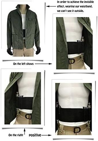 Galaxylense Belly Band Gun Holster for Concealed Carry,Double Left/Right Hand Pistol Holster for Men Women, Fits All Universal Size of Guns.. in Kuwait