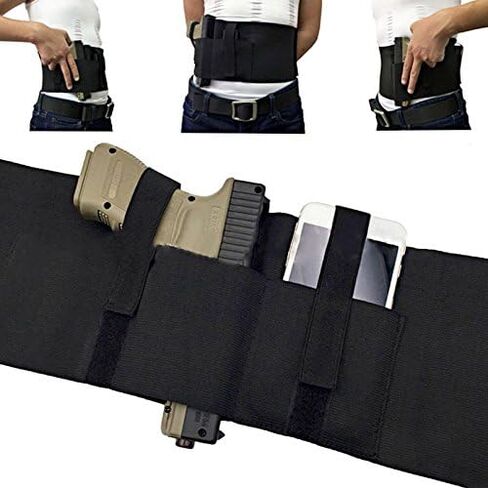 Galaxylense Belly Band Gun Holster for Concealed Carry,Double Left/Right Hand Pistol Holster for Men Women, Fits All Universal Size of Guns.. in Kuwait