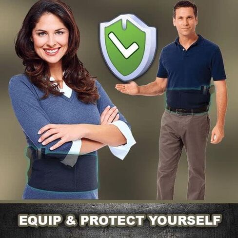 Galaxylense Belly Band Gun Holster for Concealed Carry,Double Left/Right Hand Pistol Holster for Men Women, Fits All Universal Size of Guns.. in Kuwait