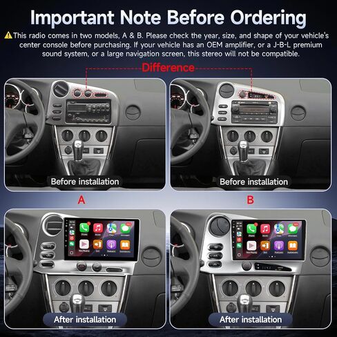 Linux Car Stereo for Toyota Matrix 2003–2004 & Pontiac Vibe 2003–2008 in Kuwait