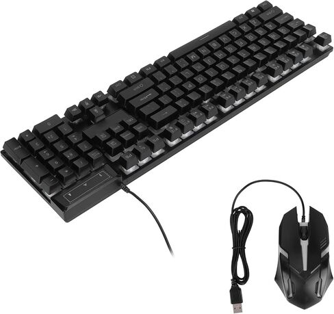 Gaming Keyboard with Ergonomic Design, 104 Keys (d500 Word in Kuwait