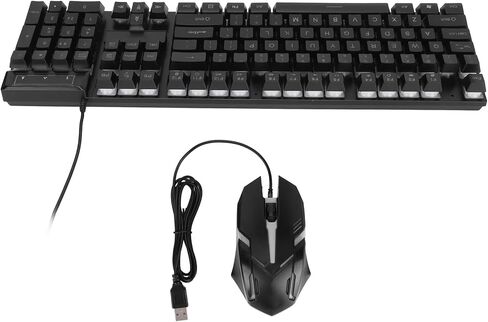 Gaming Keyboard with Ergonomic Design, 104 Keys (d500 Word in Kuwait