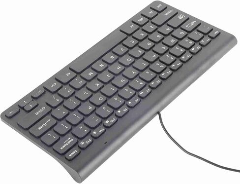 Ultra Thin USB Wired Keyboard Mouse Combo Set for PC Laptop Office and in Kuwait