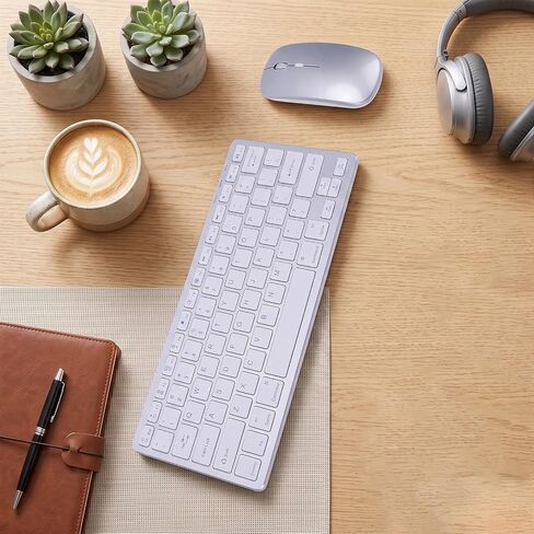 GOWENIC Wireless Keyboard and Mouse Combo, Silent Keys with 3 Adjustable in Kuwait