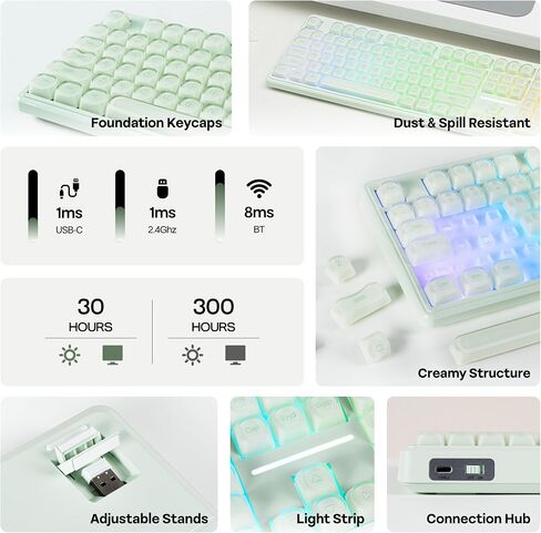 M108 Full Size Silent Office Keyboard with SC390 Lightweight Gaming Mouse in Kuwait