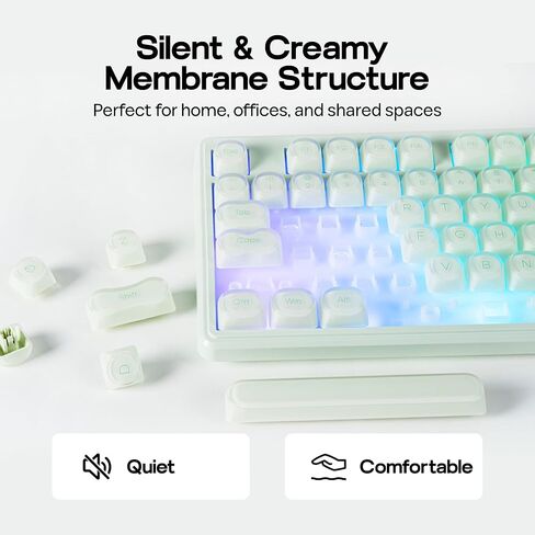 M108 Full Size Silent Office Keyboard with SC390 Lightweight Gaming Mouse in Kuwait